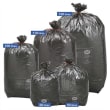 Boîte de 500 sacs poubelles traditionnels 30 litres renforcés Noir 50x70cm 20 microns NFE photo du produit