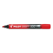 PILOT Marqueur permanent MARKER 100 pointe conique fine encre Rouge photo du produit