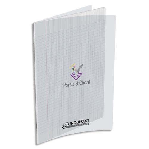 CAHIER POLYPRO, Grand Format, Grands Carreaux, 24X32 - 48 PAGES