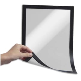 DURABLE Sachet 5 Cadres d'affichage Duraframe A4 - magn&eacute;tique toute surface m&eacute;tallique - Noir photo du produit