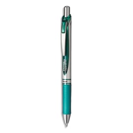 PENTEL Stylo à bille energel rétractable 0,7 mm. Encre à pigment infalsifiable Turquoise. photo du produit