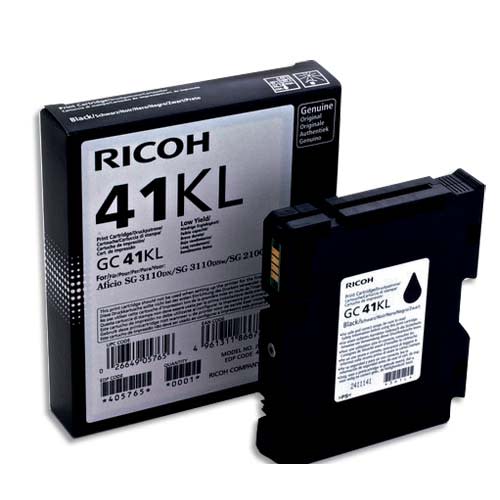 RICOH Cartouche gel Noir 405765 GC41KL 600 pages Aficio SG 2100/3110 photo du produit Principale L