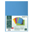 EXACOMPTA Paquet 50 chemises 2 rabats carte 210g ROCK''S. Coloris assortis Bleu/Jaune/Rouge/vert/Violet photo du produit Secondaire 3 S