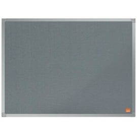 NOBO Tableau d'affichage en feutre Essence 1500x1200 mm - Gris - 1915458 photo du produit