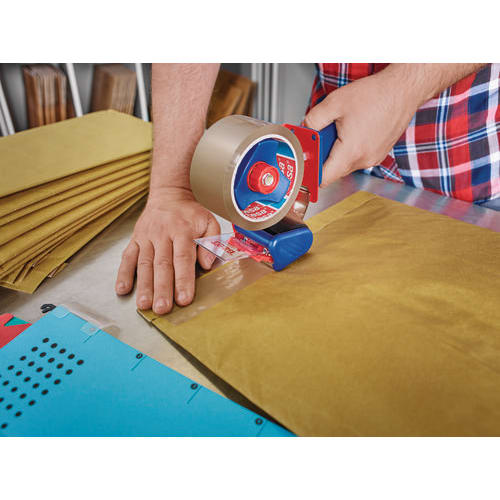 TESA Adh&eacute;sif d'emballage en Polypropyl&egrave;ne qualit&eacute; sup&eacute;rieure 52 microns - H50 mm x L66 m&egrave;tres Havane photo du produit Secondaire 1 L