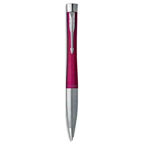 PARKER Bille à rotation PARKER Urban Twist magenta avec finitions chrome. Pointe moyenne. Encre bleue photo du produit Principale L