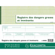 EXACOMPTA Registre Dangers graves et imminents format 24x32cm, piqûre 20 pages foliotées 6622E photo du produit Secondaire 3 S