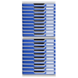 EXACOMPTA Module de classement Modulo 10 tiroirs Gris/Bleu photo du produit Secondaire 1 S