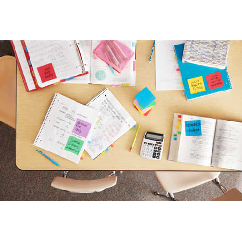 BLOCS TYPE POST IT 40X50 VIFS ASSORTIS - PAQUET DE 12 - Papeterie