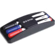 BI-OFFICE Brosse effaceur avec 3 marqueurs non-magnétique pour tableau blanc 17x7x30 cm AA0106 photo du produit