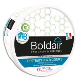 BOLDAIR Pot 300g Gel destructeur d odeurs sans parfum Neutre photo du produit