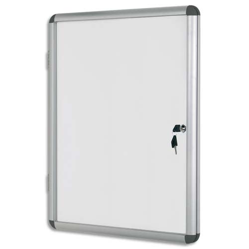 BI-OFFICE Vitrine d'intérieur en aluminium, surface magnétique - Format : 98,1 x 72 cm photo du produit Principale L