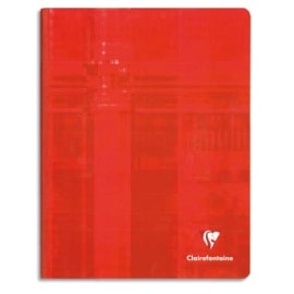 CLAIREFONTAINE Cahier brochure souple Metric 17x22cm 192 pages grands carreaux Seyès papier 90g photo du produit