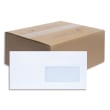 BONG Boîte de 500 enveloppes NF DL 110x220mm fenêtre 45x100mm vélin Blanc 80g auto-adhésive photo du produit