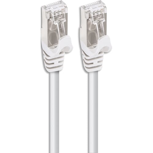 APM Câble RJ45, catégorie 7, S/FTP, droit, blanc, 10m photo du produit Principale L