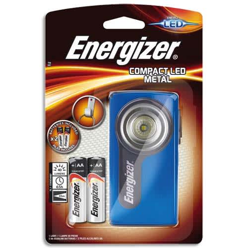 ENERGIZER Lampe compact metal LED avec piles photo du produit