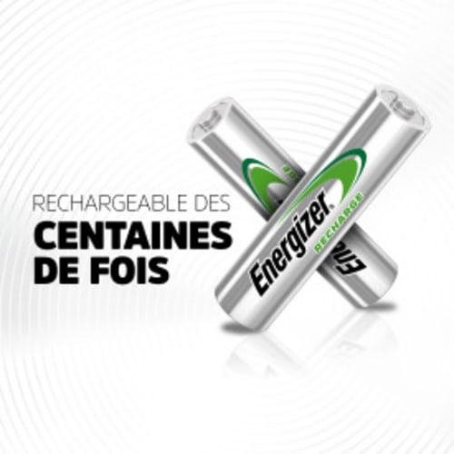 ENERGIZER Pile Extreme Rechargeable AAA LR03 800 mAh, pack de 4