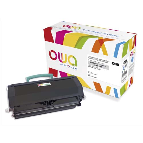 OWA Cartouche compatible Laser Noir LEXMARK E360H21E K15150OW photo du produit Principale L