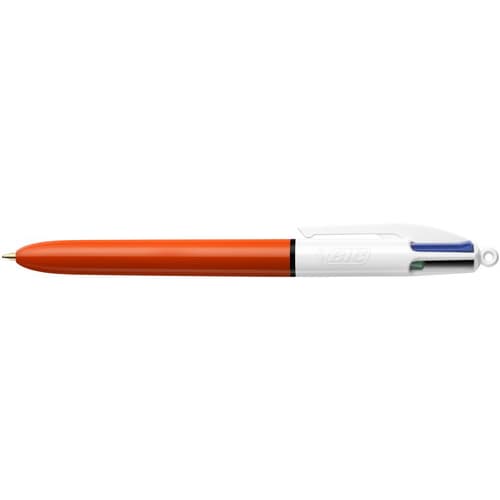 BIC Stylo bille 4 couleurs rétractables Classique. Pointe Fine (0