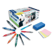 PILOT Coffret Brainstorming : 5 v-board master + 12 v-sign pen + 1 brosse + 1 lot de notes adhésives photo du produit