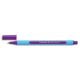 SCHNEIDER Stylo bille SLIDER EDGE à capuchon, pointe large, corps triangulaire, encre indélébile Violette photo du produit