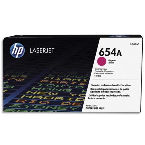 HP Toner Magenta 654A CF333A photo du produit Principale L