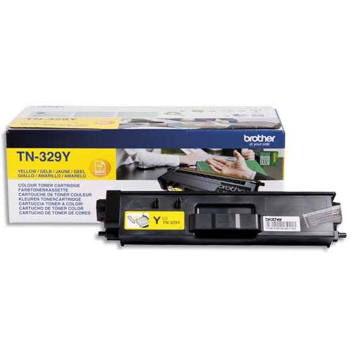 BROTHER Cartouche Laser Jaune THC TN329Y photo du produit Principale L