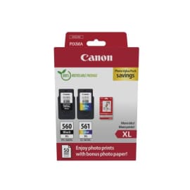 CANON Multipack 2 cartouches Jet d'encre N° 560 + 561 / 3712C008 Noir + Couleur Photo - Format XL photo du produit