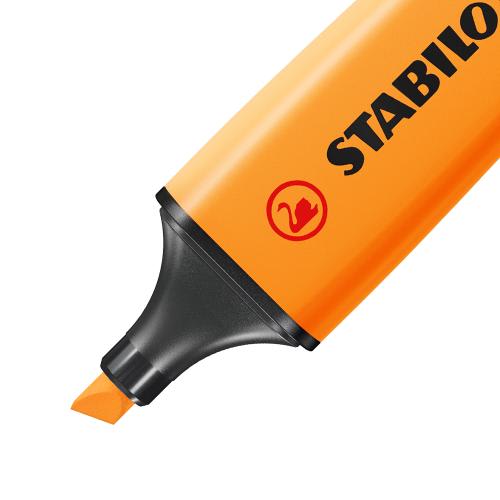 STABILO BOSS ORIGINAL surligneur pointe biseautée - Orange fluo photo du produit Secondaire 2 L