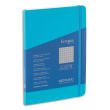 FABRIANO Carnet ECOQUA PLUS A5 couverture souple 80 pages quadrillées. Coloris turquoise photo du produit