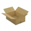 Paquet de 25 caisses américaines simple cannelure en kraft brun - Dimensions : 43 x 15 x 30 cm photo du produit