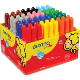 GIOTTO BE-BE Schoolpack de 72 feutres Maxi assortis photo du produit