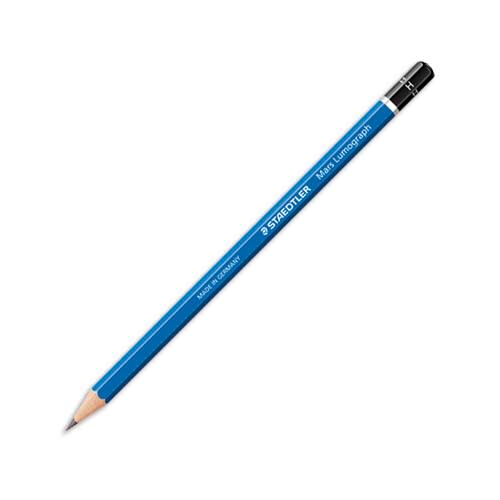 STAEDTLER Crayon graphite tête trempée mine H LUMOGRAPH 100 photo du produit Principale L