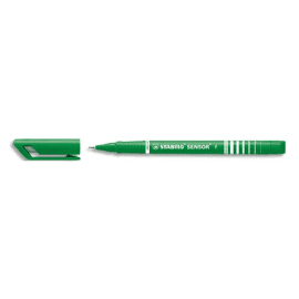 STABILO SENSOR F stylo-feutre pointe fine sur amortisseur (0,3 mm) - Vert photo du produit