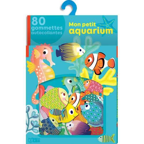 LITO DIFFUSION Boîte de 80 gommettes sur le thème de mon premier aquarium. A partir de 3 ans photo du produit Principale L