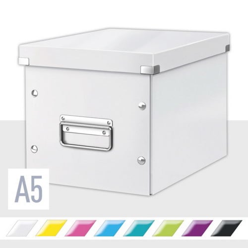 LEITZ Boîte Click & Store WOW cube, format Médium, blanc photo du produit Secondaire 1 L