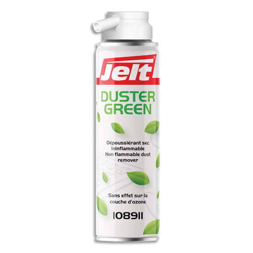 JELT Aérosol dépoussiérant DUSTERGREEN gaz 1234ze HFO sans HFC 210ml/150g 108911 photo du produit Principale L