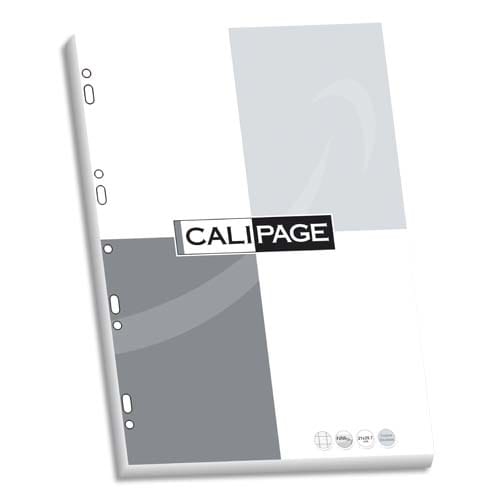 CALIPAGE Etui carton de 100 pages copies doubles A4 grands carreaux 90g perforées photo du produit Principale L