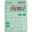 CANON Calculatrice bureau mini 12 chiffres color&eacute;e dimensions 147 x 106 x 26mm LS-125K Vert photo du produit