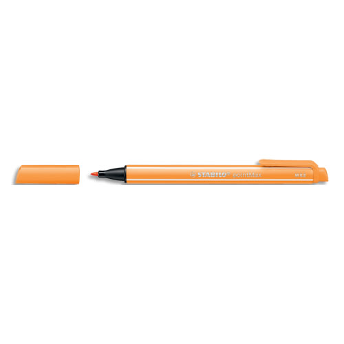 STABILO Stylo-feutre PointMax. Pointe moyenne 0,8mm. Ecriture souple et sans bavure Couleur orange photo du produit Principale L