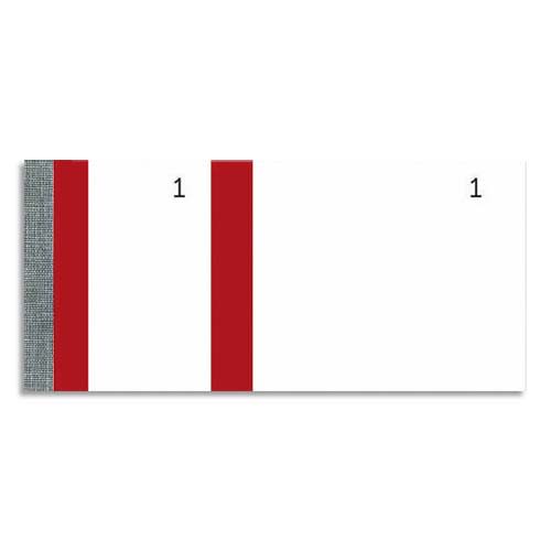 EXACOMPTA Bloc vendeur 100 feuillets 60x135 mm Rouge photo du produit Principale L