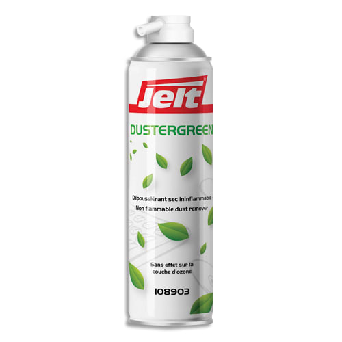 JELT Aérosol dépoussiérant DUSTERGREEN gaz 1234ze HFO sans HFC 650ml/400g 108903 photo du produit Principale L