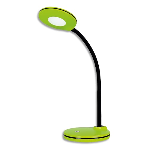 HANSA Lampe LED Splash Kiwi,avec variateur. Dim. Tête D10,5 cm, bras flexible H32 cm, socle D13 cm photo du produit Principale L