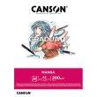 CANSON Bloc de 30 feuilles GRADUATE Manga. A3, 200gr. Blanc, lisse et résistant aux gommages et grattages photo du produit