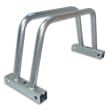 VISO Rack à vélos unitaire modulable en acier zingué Gris, fixations inclus - Dim : L40 x H22 x P15 cm photo du produit