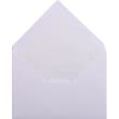 LALO Paquet de 25 enveloppes gommées format C6 11,4X16,2cm. Coloris Extra Blanc photo du produit