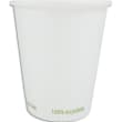 Sachet 100 gobelets carton 18-20 cl / 6-7oz Bio Sans Film Plastique 226100GOBBIO photo du produit