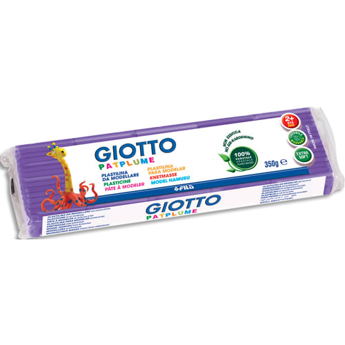 GIOTTO Pâte à modeler Patplume 350 g / Violet photo du produit Principale L