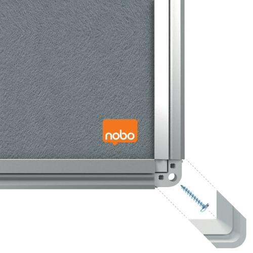 NOBO Tableau d'affichage en feutre Premium Plus - 600 x 450 mm - bleu - 1915187 photo du produit Secondaire 2 L