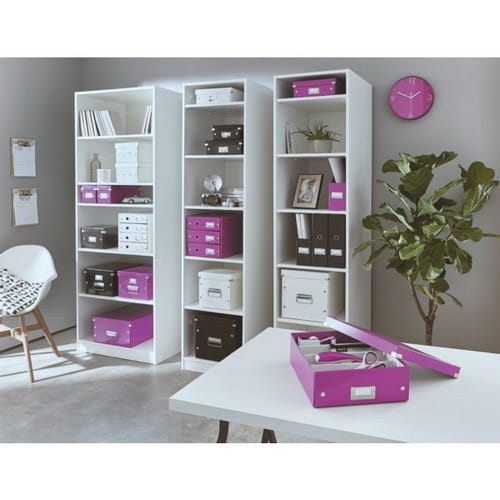 LEITZ Boîte Click & Store WOW, format Large A3, violet photo du produit Secondaire 3 L